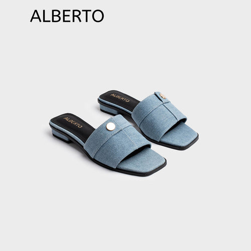 Women's Brynly Denim Flat Sandals