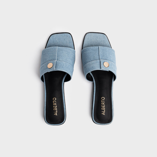 Women's Brynly Denim Flat Sandals