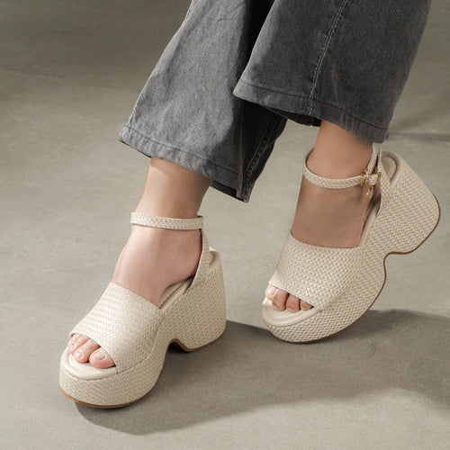 Women's Darcy Woven Wedge Sandals