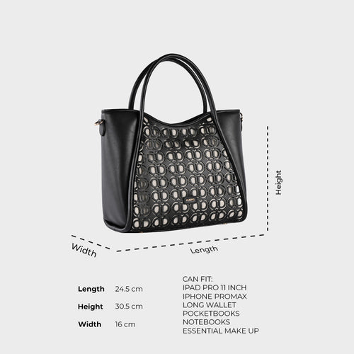 Women's Krizza Laser-Cut Handbag