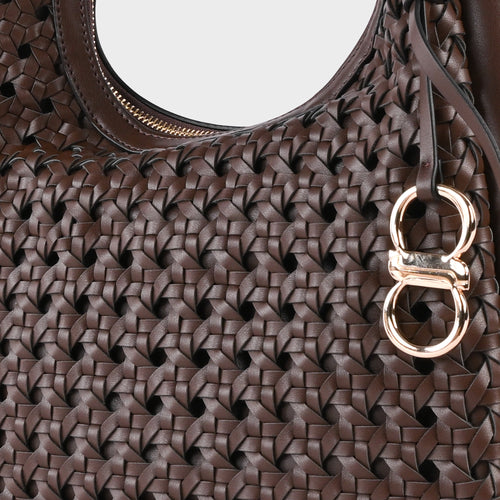 Women's Louisa Rattan Hobo Bag