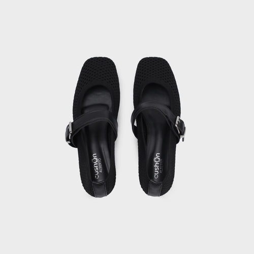 cushOn Women's Feya Knitted Mary Jane Shoes