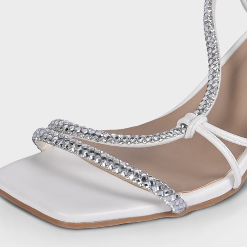 Women's Chastity Block Heel Sandals