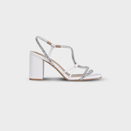 Women's Chastity Block Heel Sandals