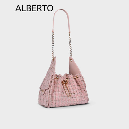 Women's Margate Bucket Tweed Shoulder Bag