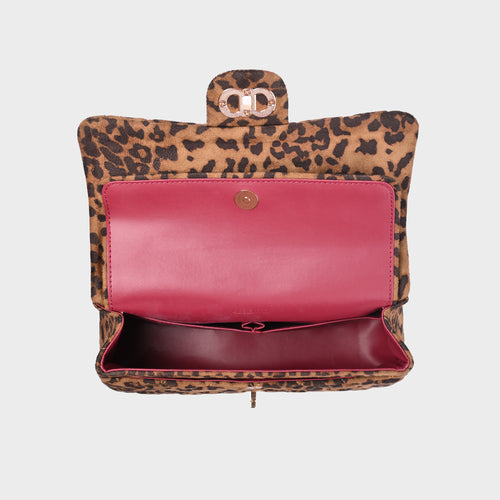 Women's Margate Leopard Shoulder Bag
