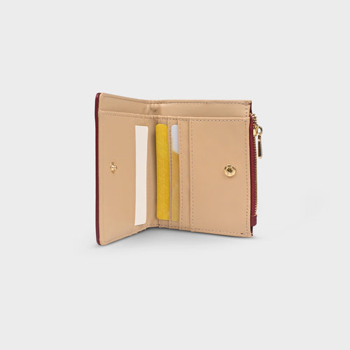 Women's Xyra Caviar Bi-Fold Wallet
