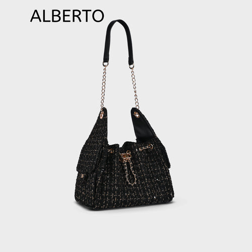 Women's Margate Bucket Tweed Shoulder Bag