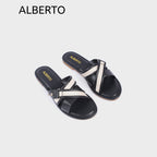 ALBERTO Women's Belen Slip-On Sandals