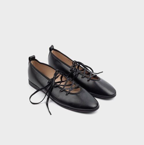 Women's Hollie Lace-Up Ballet Flats