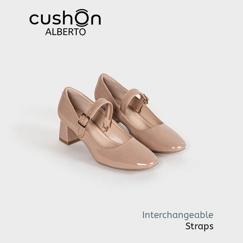 cushOn Women's Eunice Mid Heel Pumps