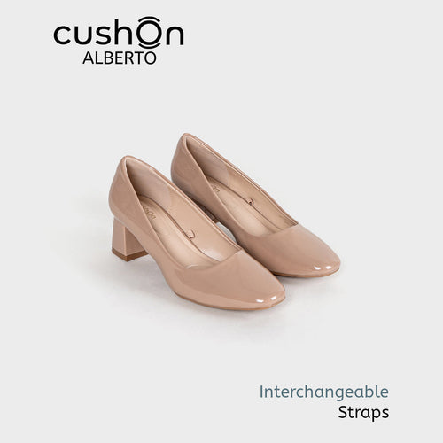 cushOn Women's Eunice Mid Heel Pumps
