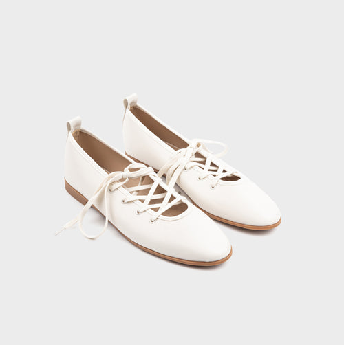 Women's Hollie Lace-Up Ballet Flats
