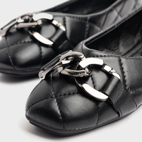 cushOn Women's Erisse Ballerina