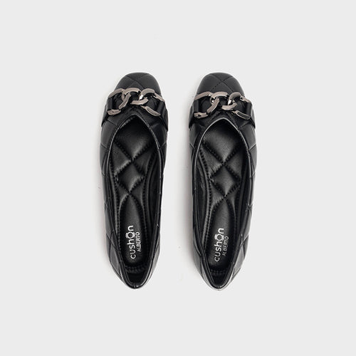 cushOn Women's Erisse Ballerina