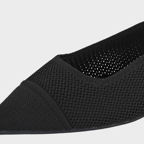 cushOn Women's Faelina Slingback Knitted Low Heeled