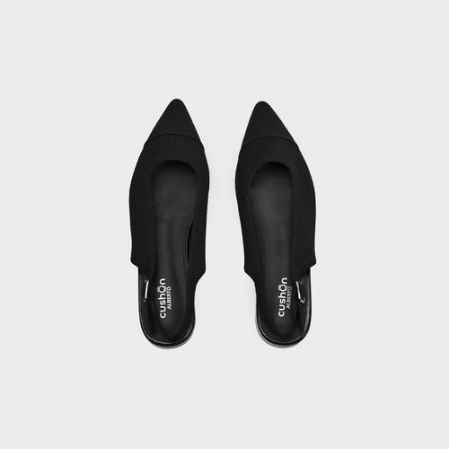 cushOn Women's Faelina Slingback Knitted Low Heeled