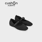 cushOn Women's Gabi Knitted Flat Shoes