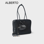 Women's Madison Maxi Suede Bowler Bag