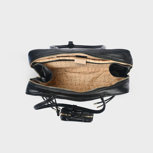 Women's Madison Maxi Suede Bowler Bag