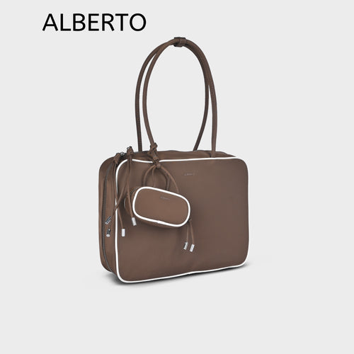 Women's Madison Maxi Nylon Bowler Bag