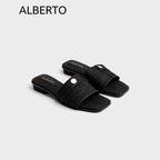 Women's Brynly Denim Flat Sandals