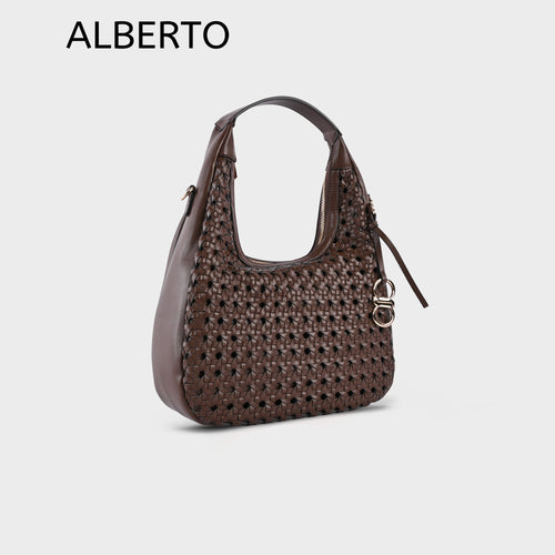 Women's Louisa Rattan Hobo Bag