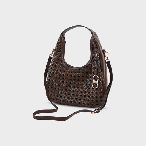 Women's Louisa Rattan Hobo Bag