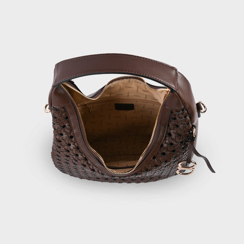 Women's Louisa Rattan Hobo Bag