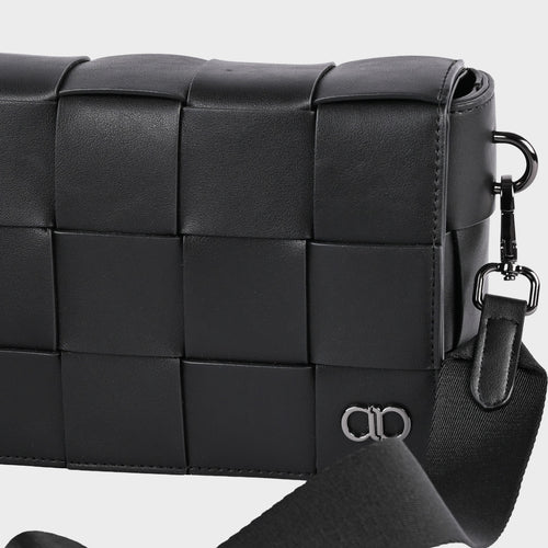 Men's Quin  Woven Crossbody Bag