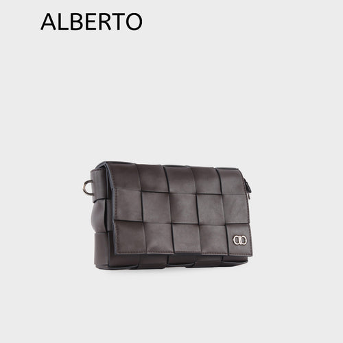 Men's Quin  Woven Crossbody Bag