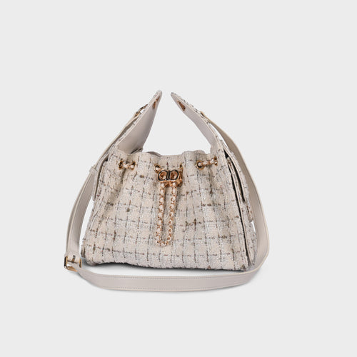Women's Margate Bucket Tweed Shoulder Bag