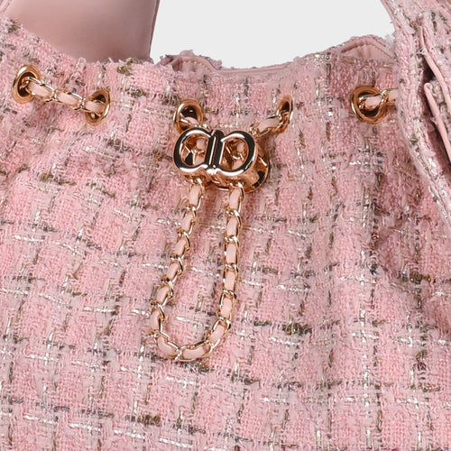 Women's Margate Bucket Tweed Shoulder Bag