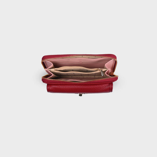 Women's Summer Pebbled Long Wallet