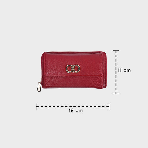 Women's Summer Pebbled Long Wallet
