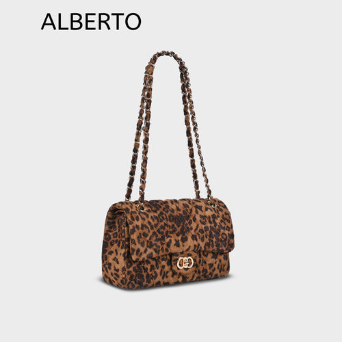 Women's Margate Leopard Shoulder Bag