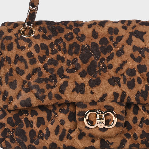 Women's Margate Leopard Shoulder Bag
