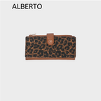 Women's Zyra Leopard Long Wallet