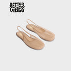 BETTER VIBES by ALBERTO Women's Fianna Jelly Slingback Flats