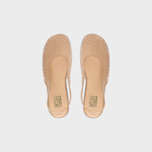 BETTER VIBES by ALBERTO Women's Fianna Jelly Slingback Flats