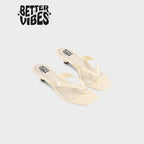 BETTER VIBES by ALBERTO Women's Dolly Jelly Kitten Heels