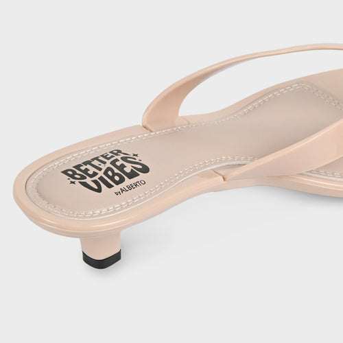 BETTER VIBES by ALBERTO Women's Dolly Jelly Kitten Heels