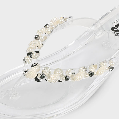 BETTER VIBES by ALBERTO Women's Ciana Jelly Toe-Post Sandals