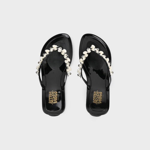 BETTER VIBES by ALBERTO Women's Ciana Jelly Toe-Post Sandals