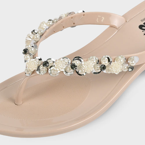 BETTER VIBES by ALBERTO Women's Ciana Jelly Toe-Post Sandals