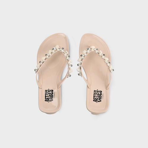 BETTER VIBES by ALBERTO Women's Ciana Jelly Toe-Post Sandals