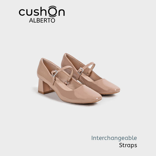 cushOn Women's Eunice Mid Heel Pumps