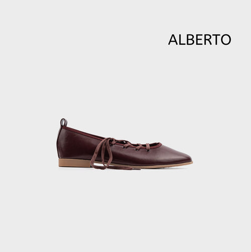 Women's Hollie Lace-Up Ballet Flats