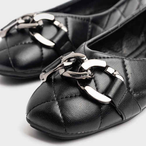 cushOn Women's Erisse Ballerina