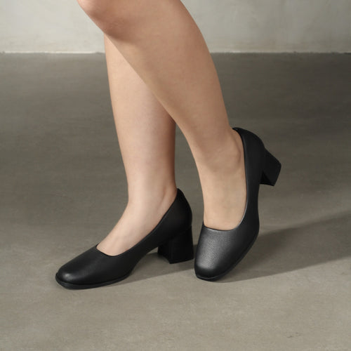 cushOn Women's Glycel  Block Heel Pumps